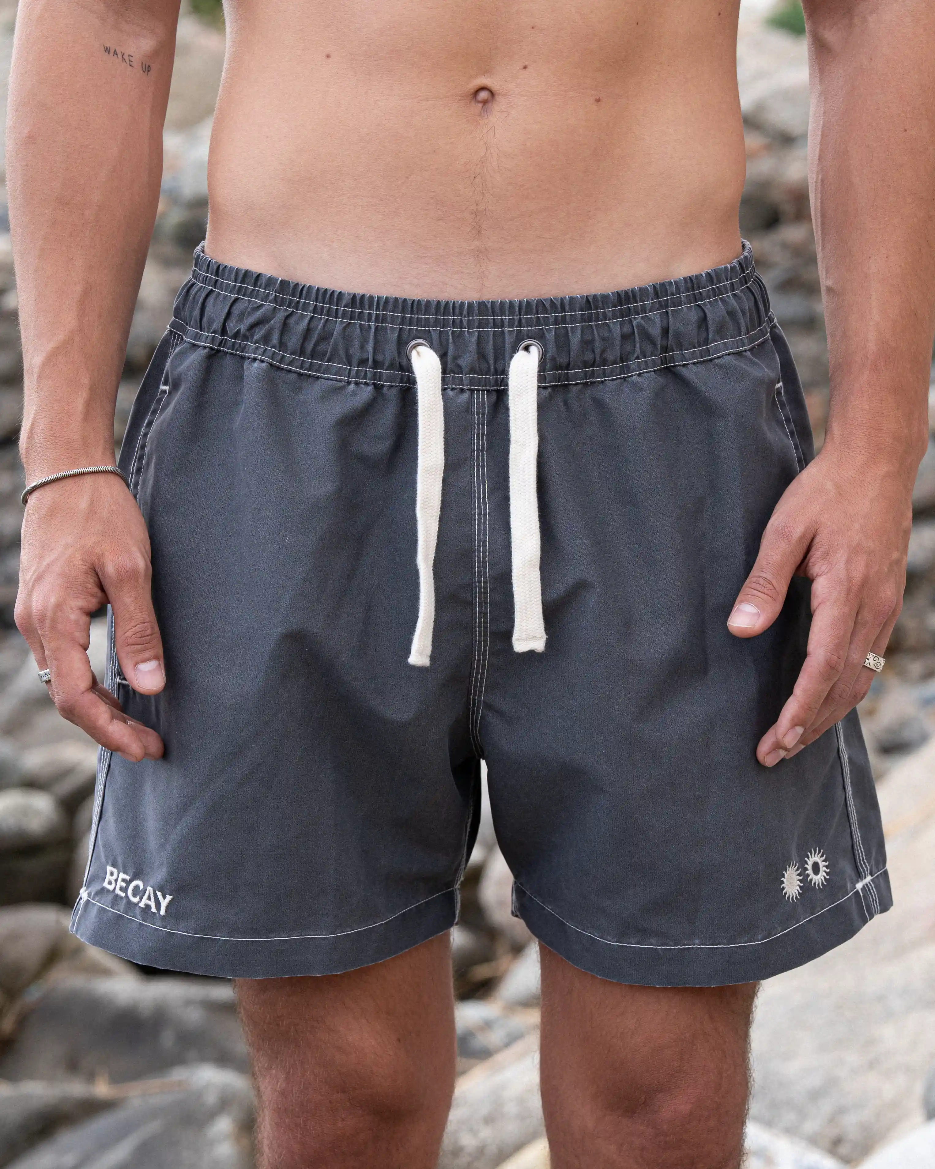 Cala Swim Trunks Gray - Image 7