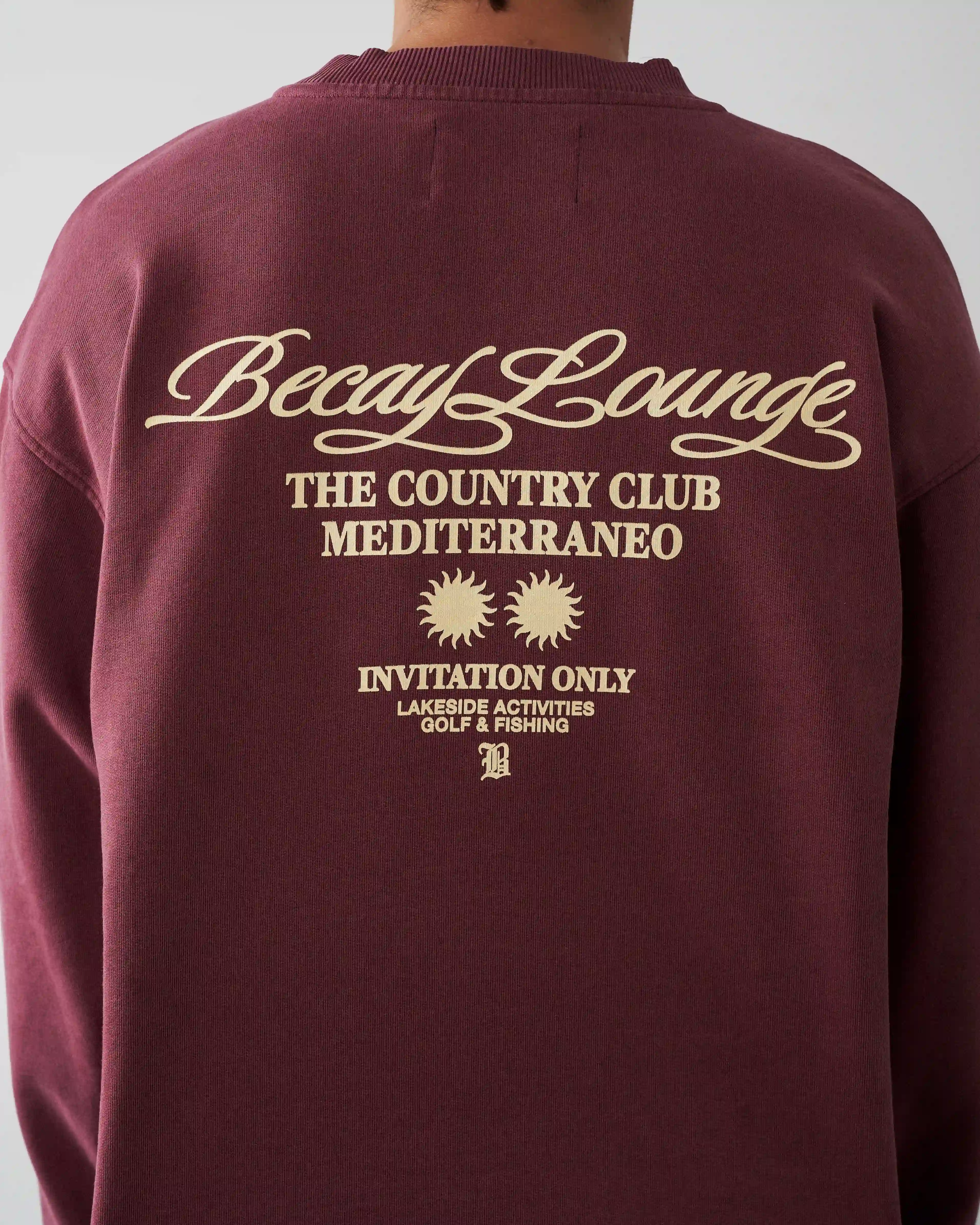 Club Crewneck Wine - Image 6