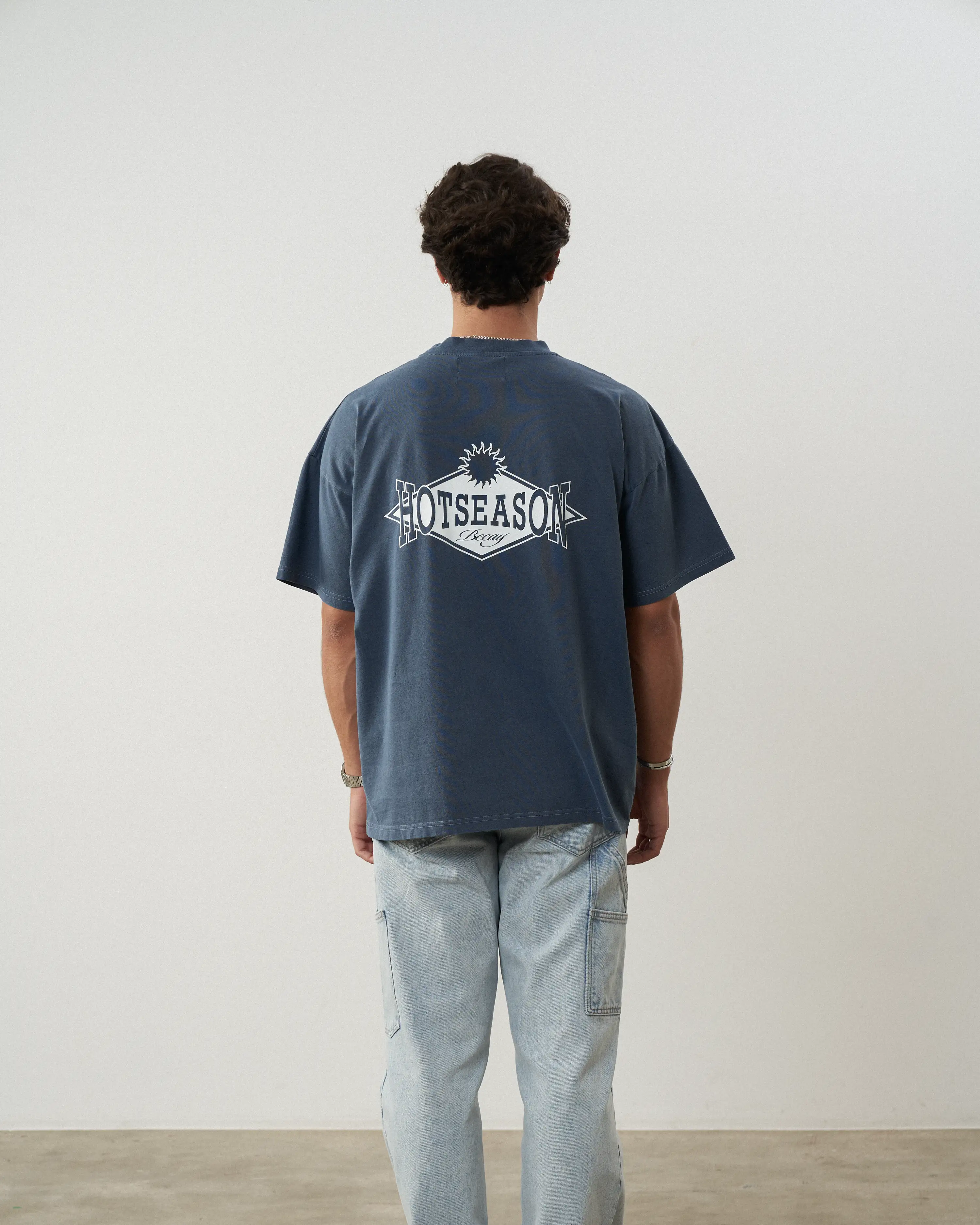 Diamond T-Shirt Blue - Image 3