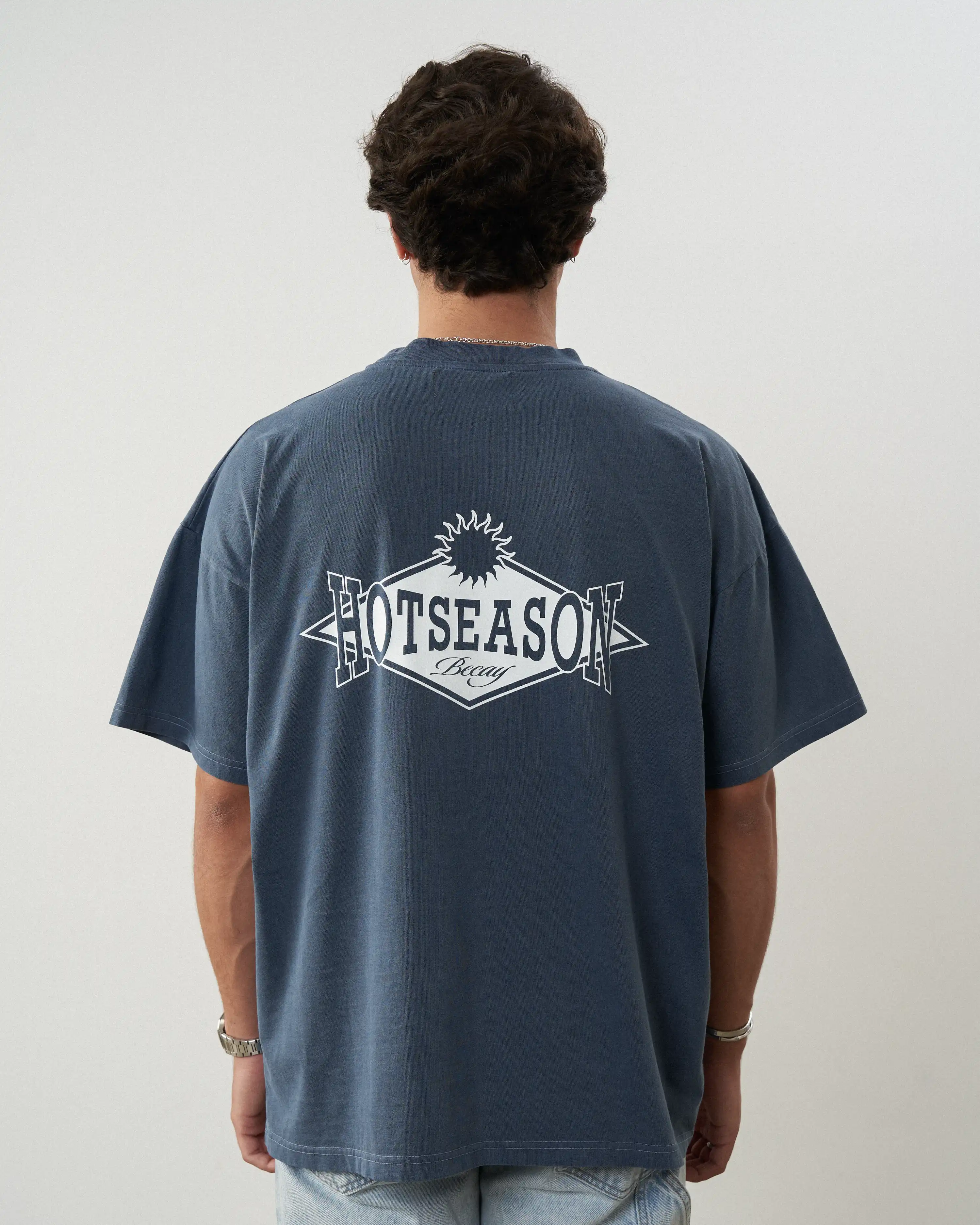 Diamond T-Shirt Blue - Image 4