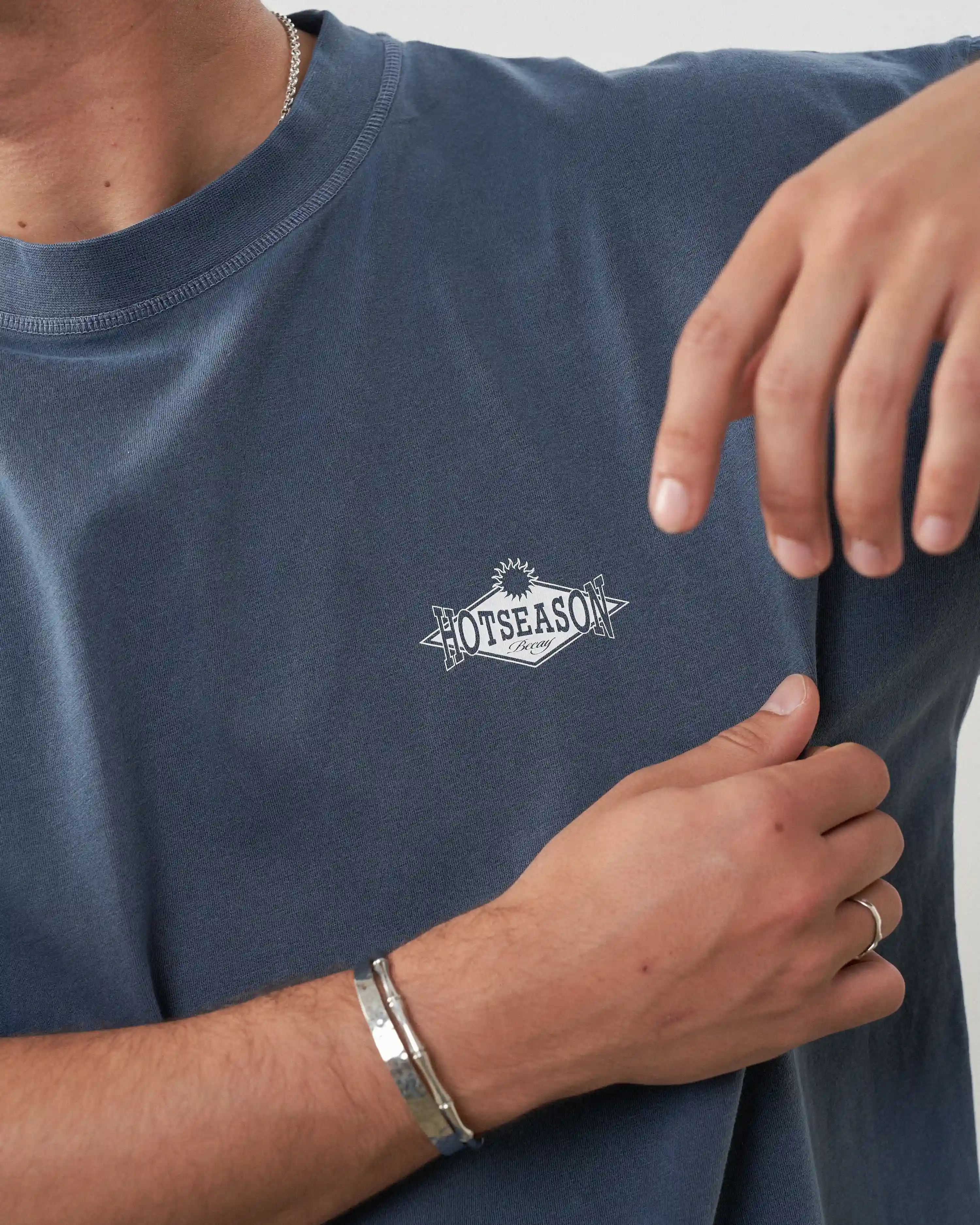 Diamond T-Shirt Blue - Image 5