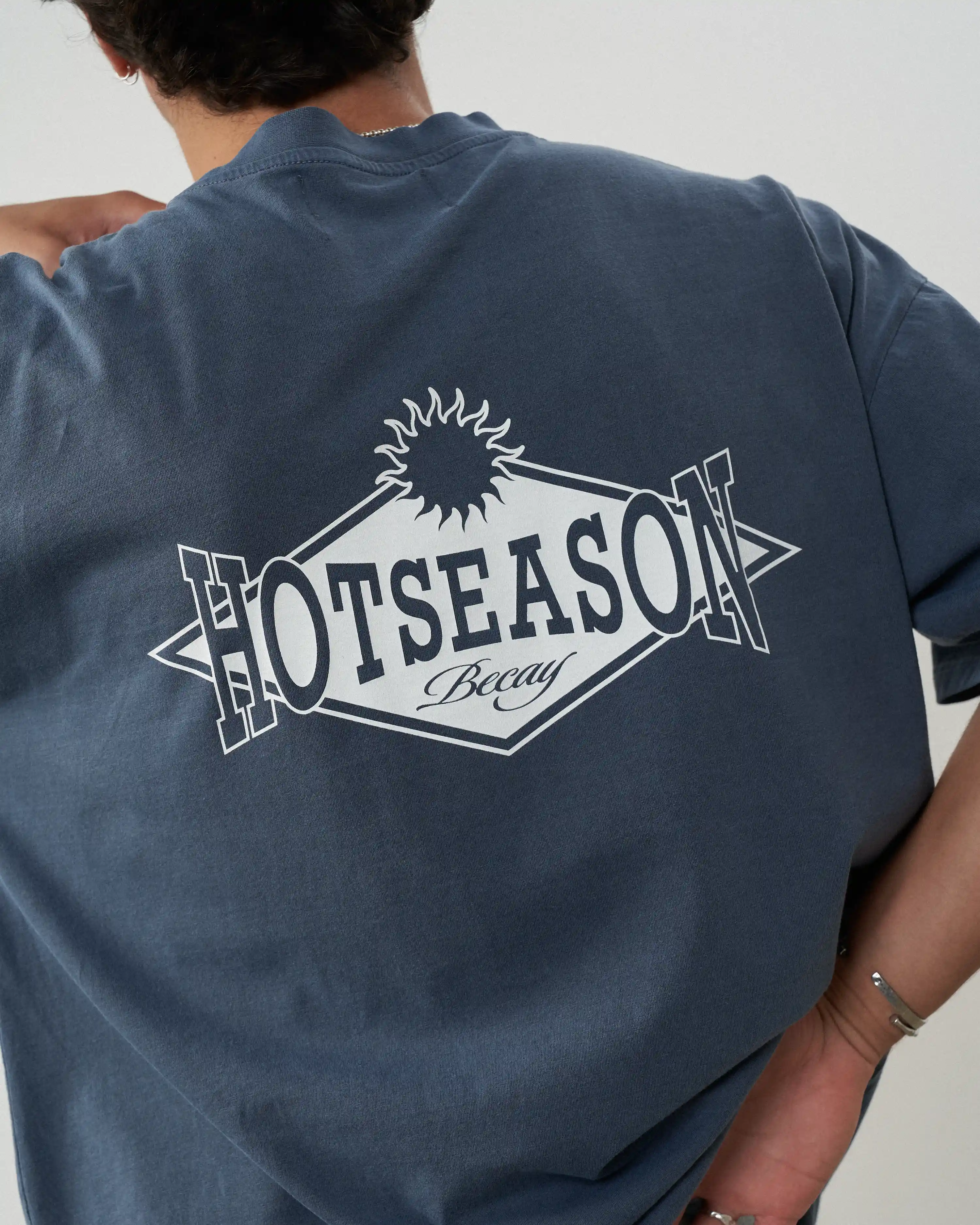 Diamond T-Shirt Blue - Image 6