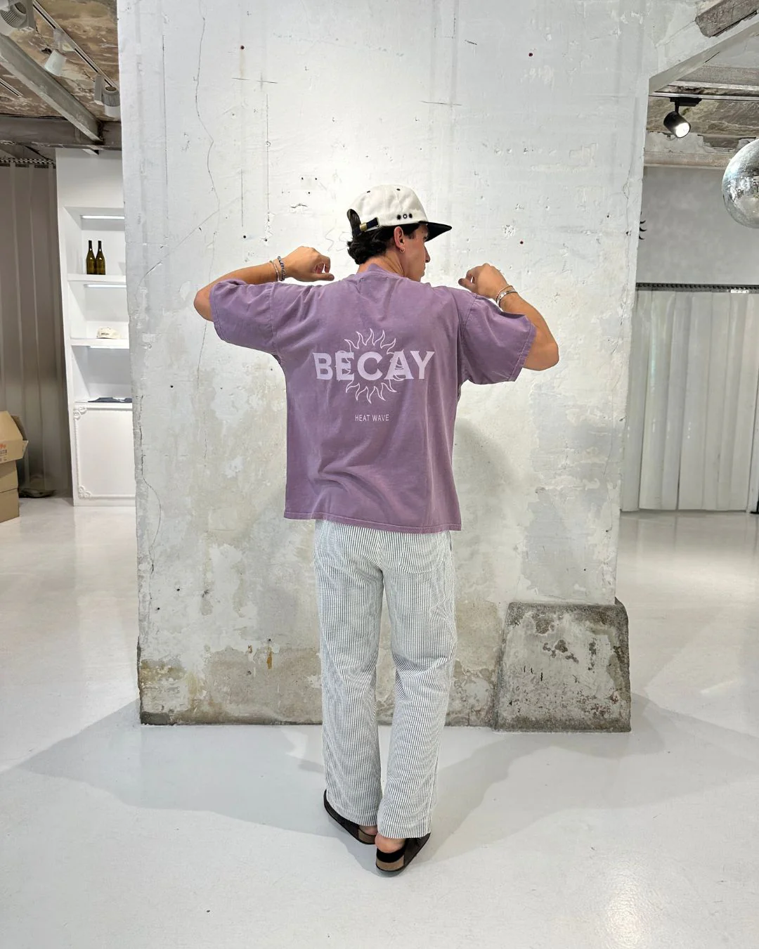 Heat Wave Burgundy T-Shirt - Image 3