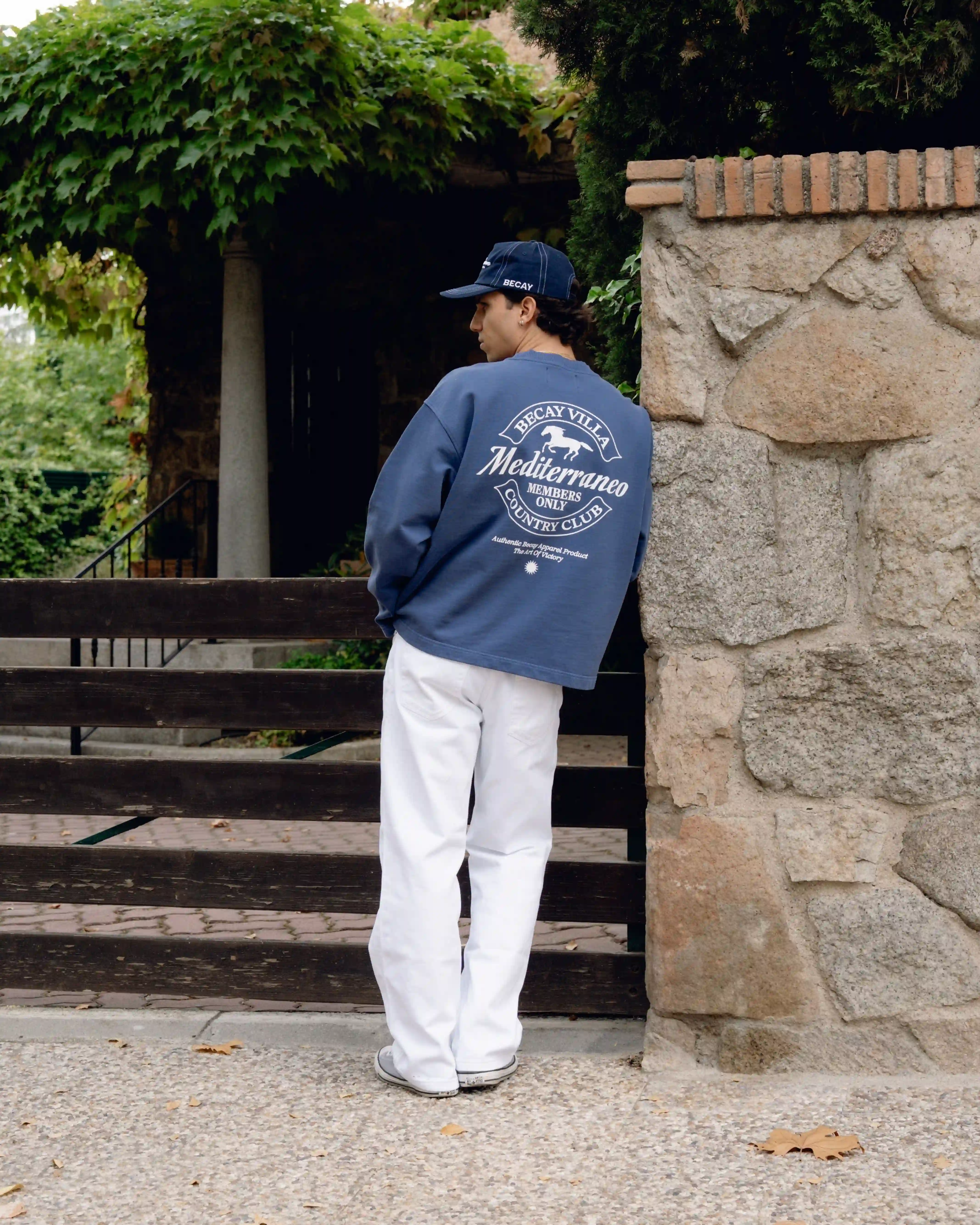 Horse Crewneck Blue - Image 4