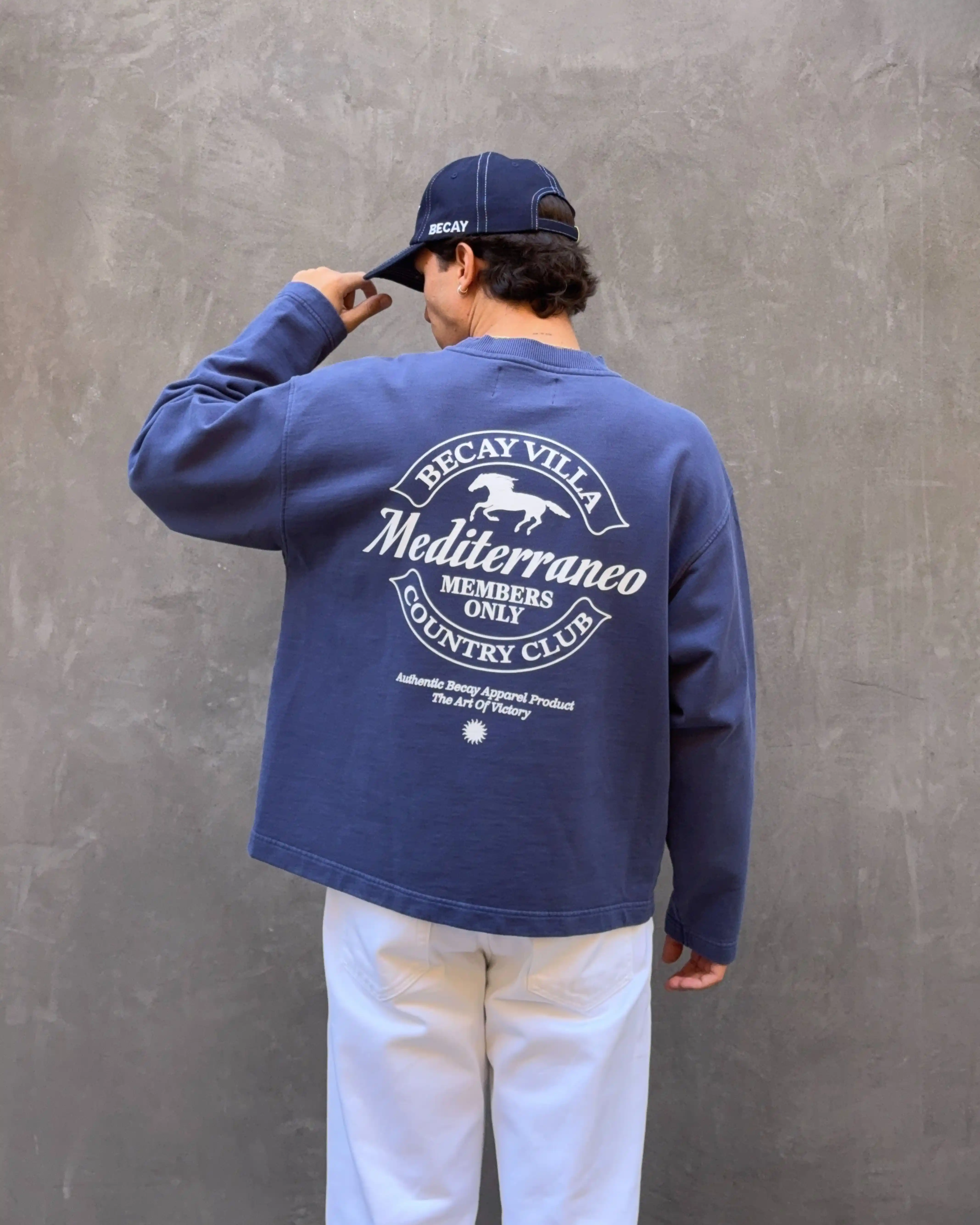 Horse Crewneck Blue - Image 6