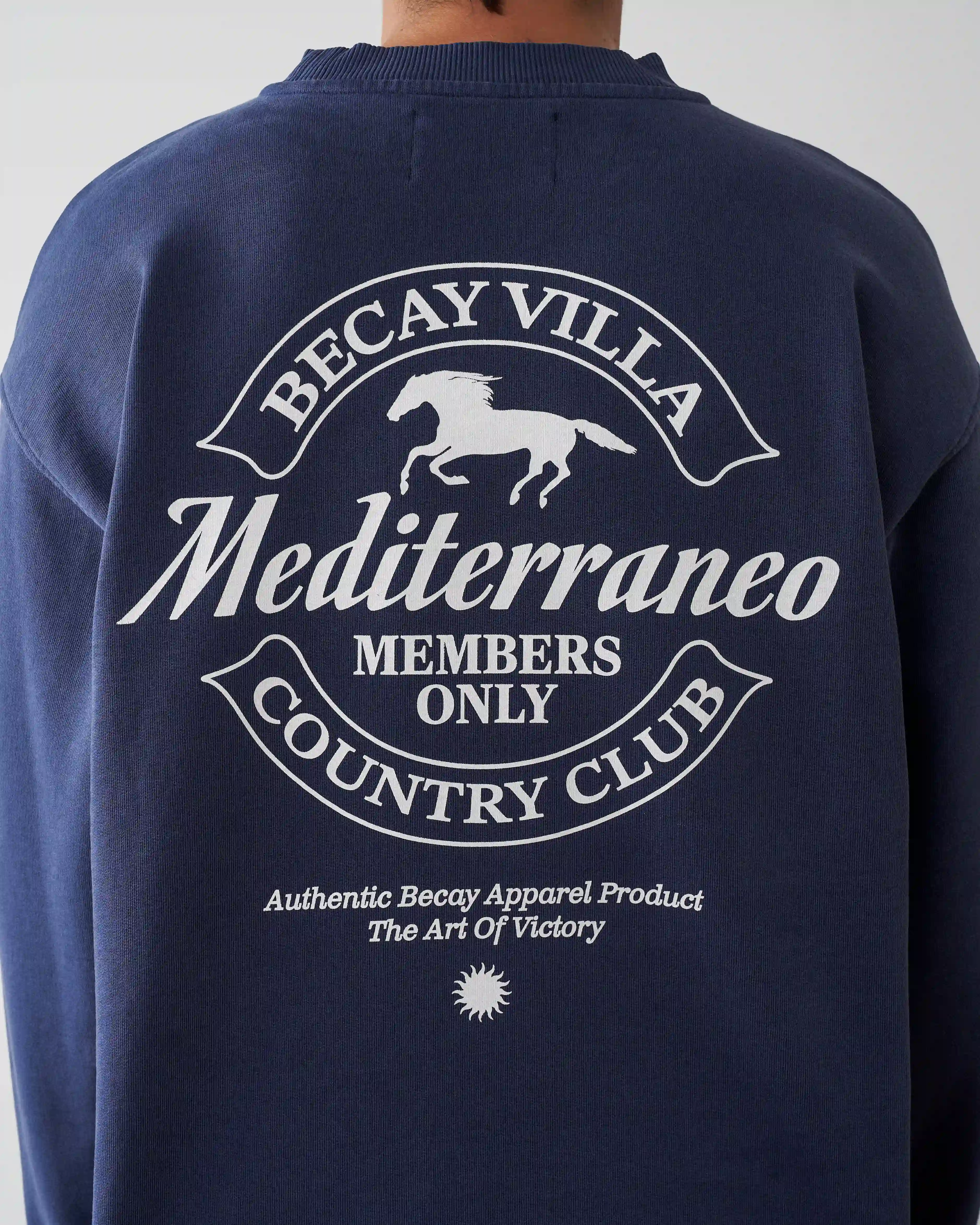 Horse Crewneck Blue - Image 7