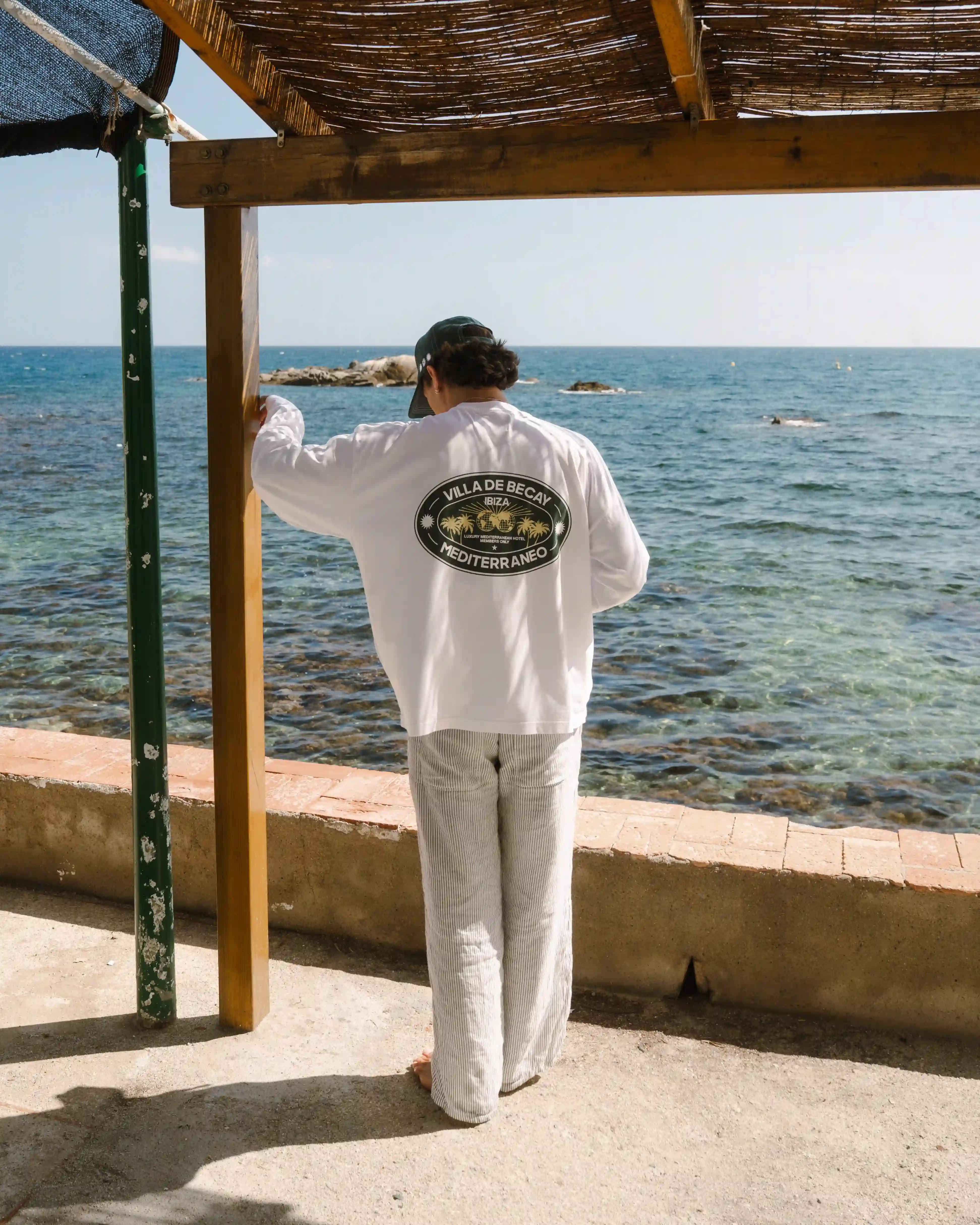 Hotel Longsleeve White & Green - Image 6