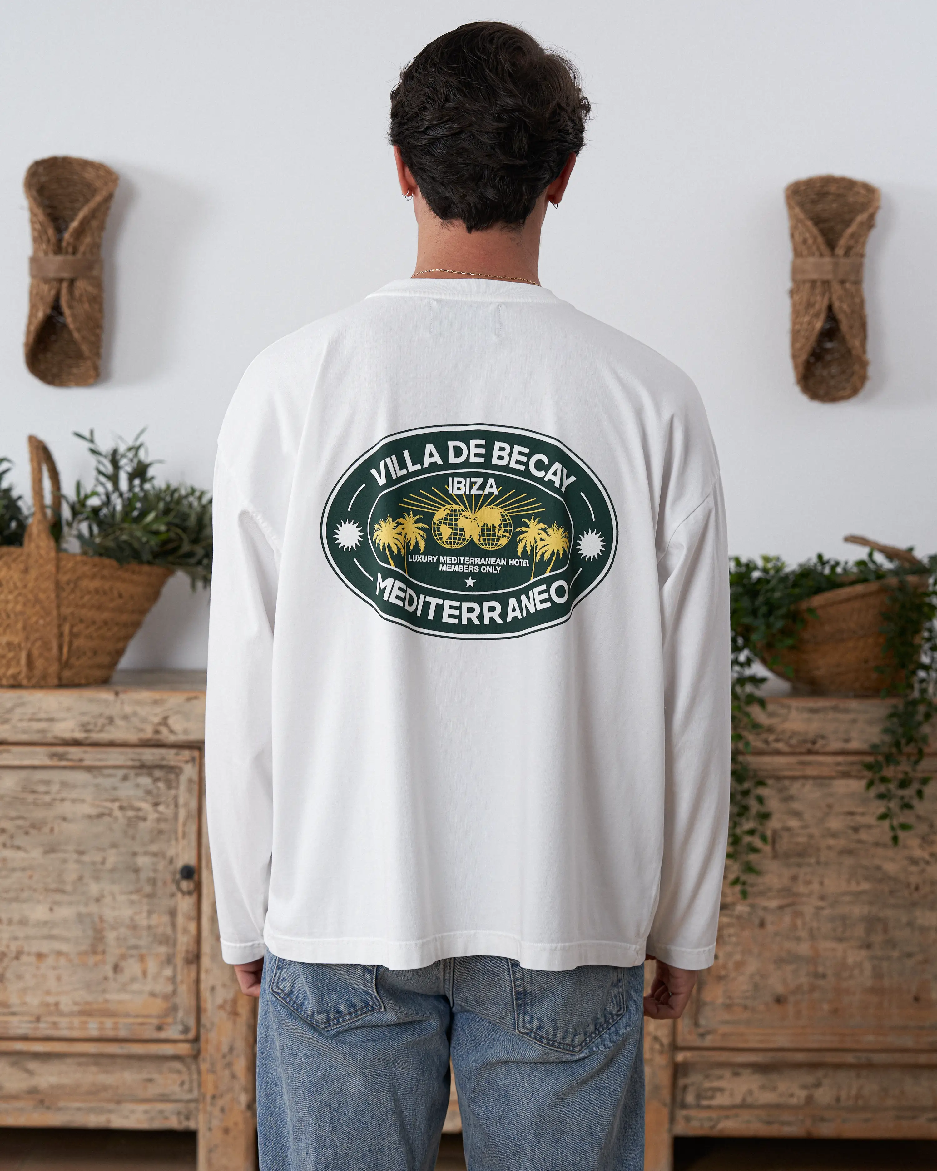 Hotel Longsleeve White & Green - Image 8