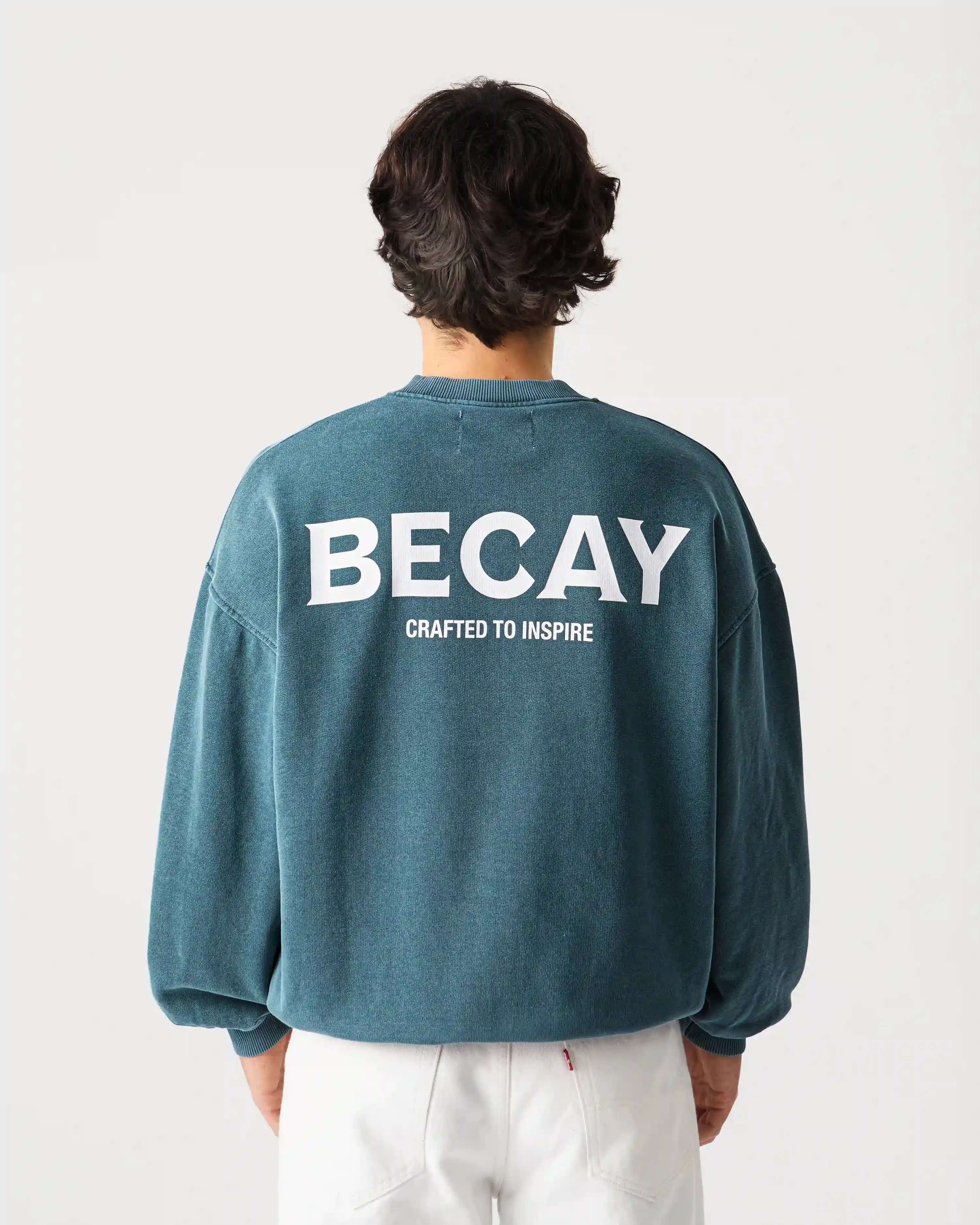 Icon Crewneck Green - Image 3