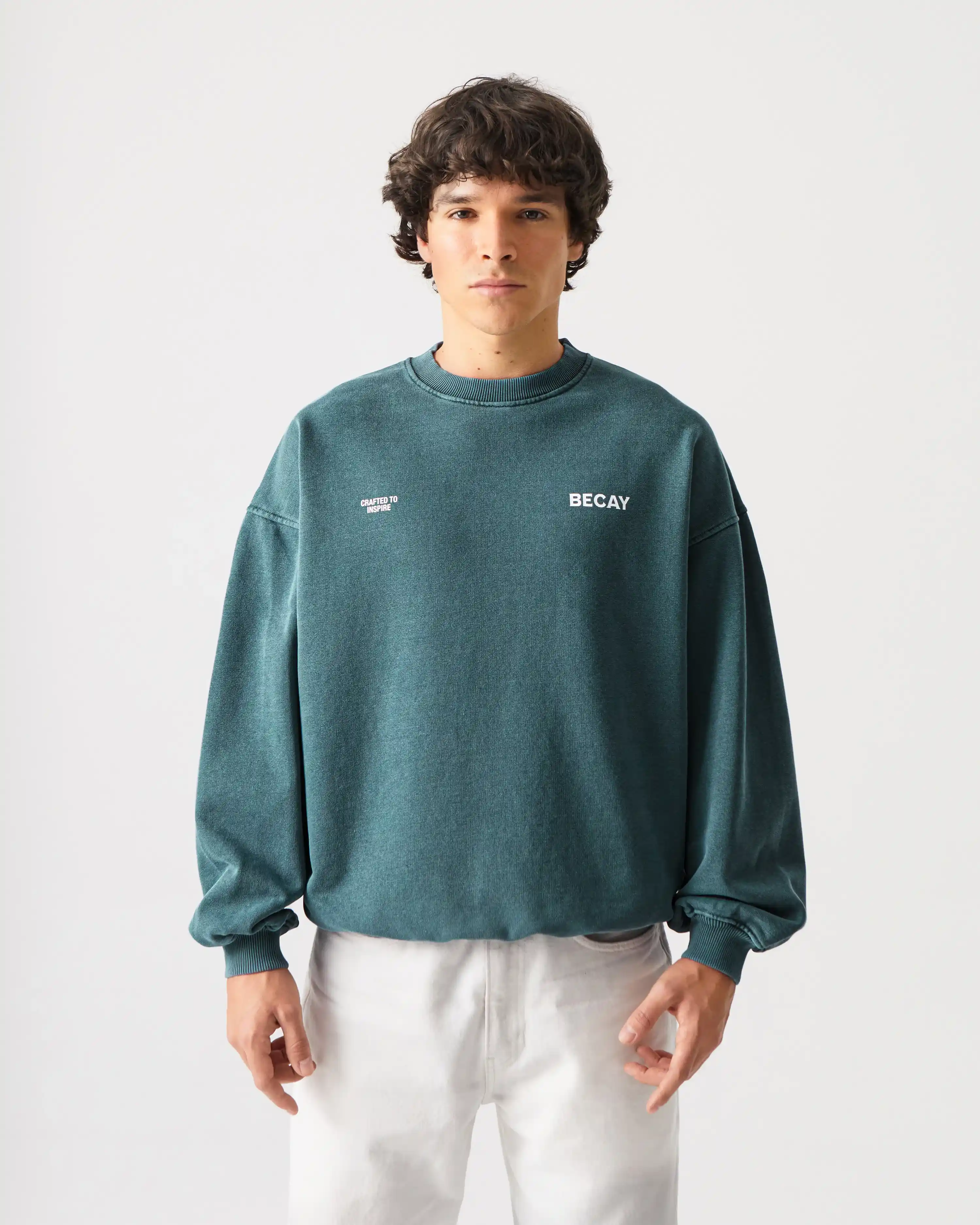 Icon Crewneck Green - Image 5