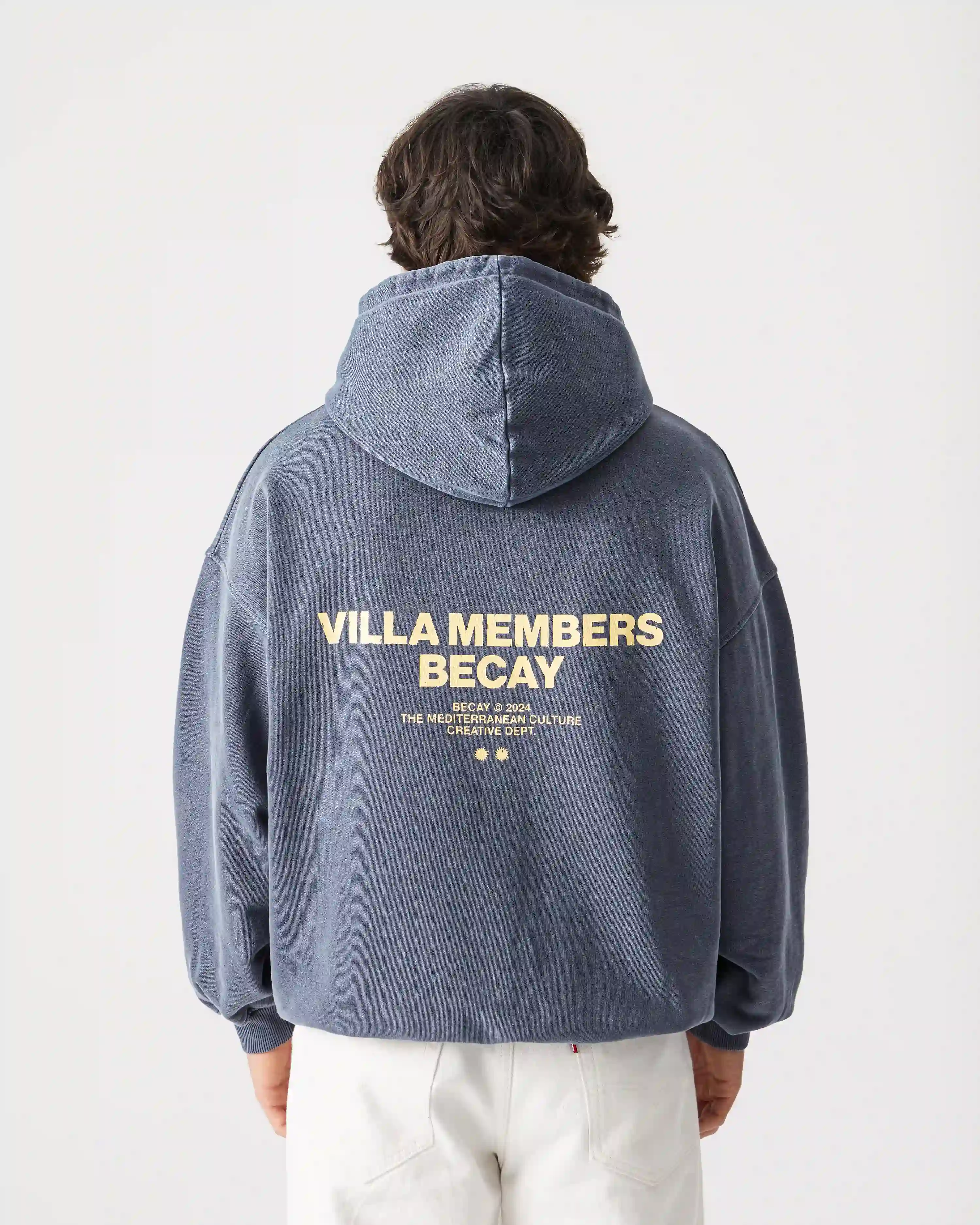 Members Hoodie Blue - Image 3