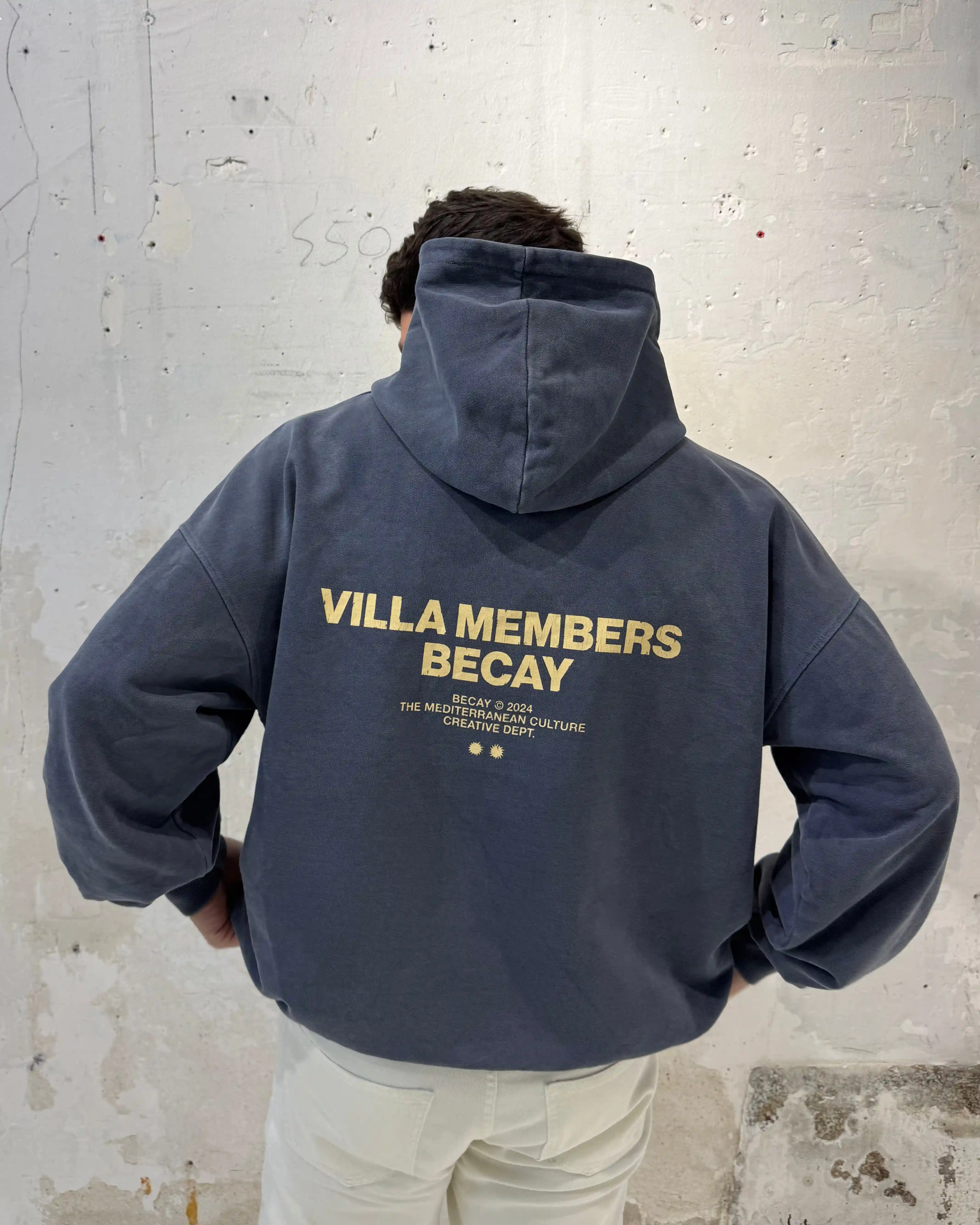 Members Hoodie Blue - Image 4