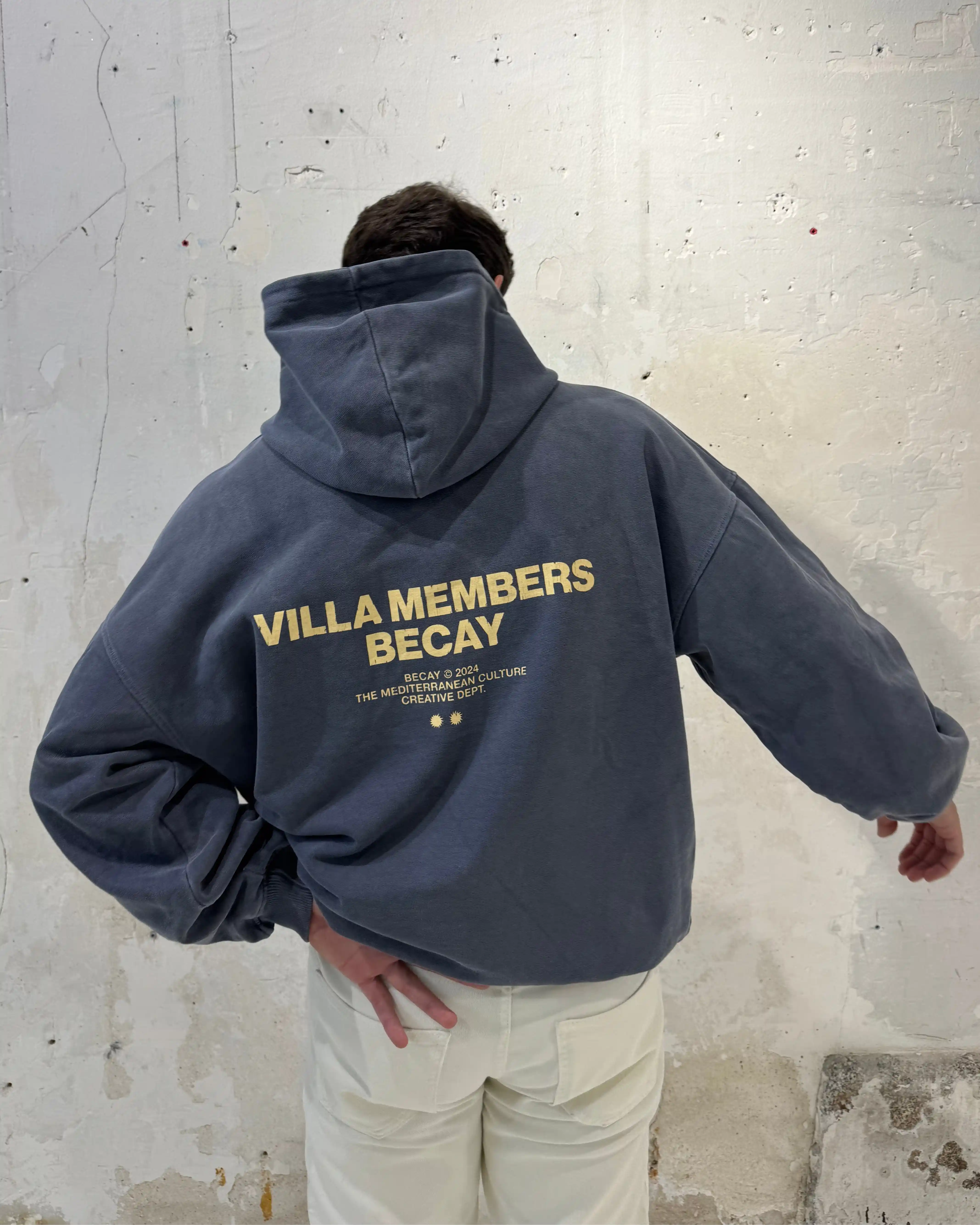 Members Hoodie Blue - Image 7