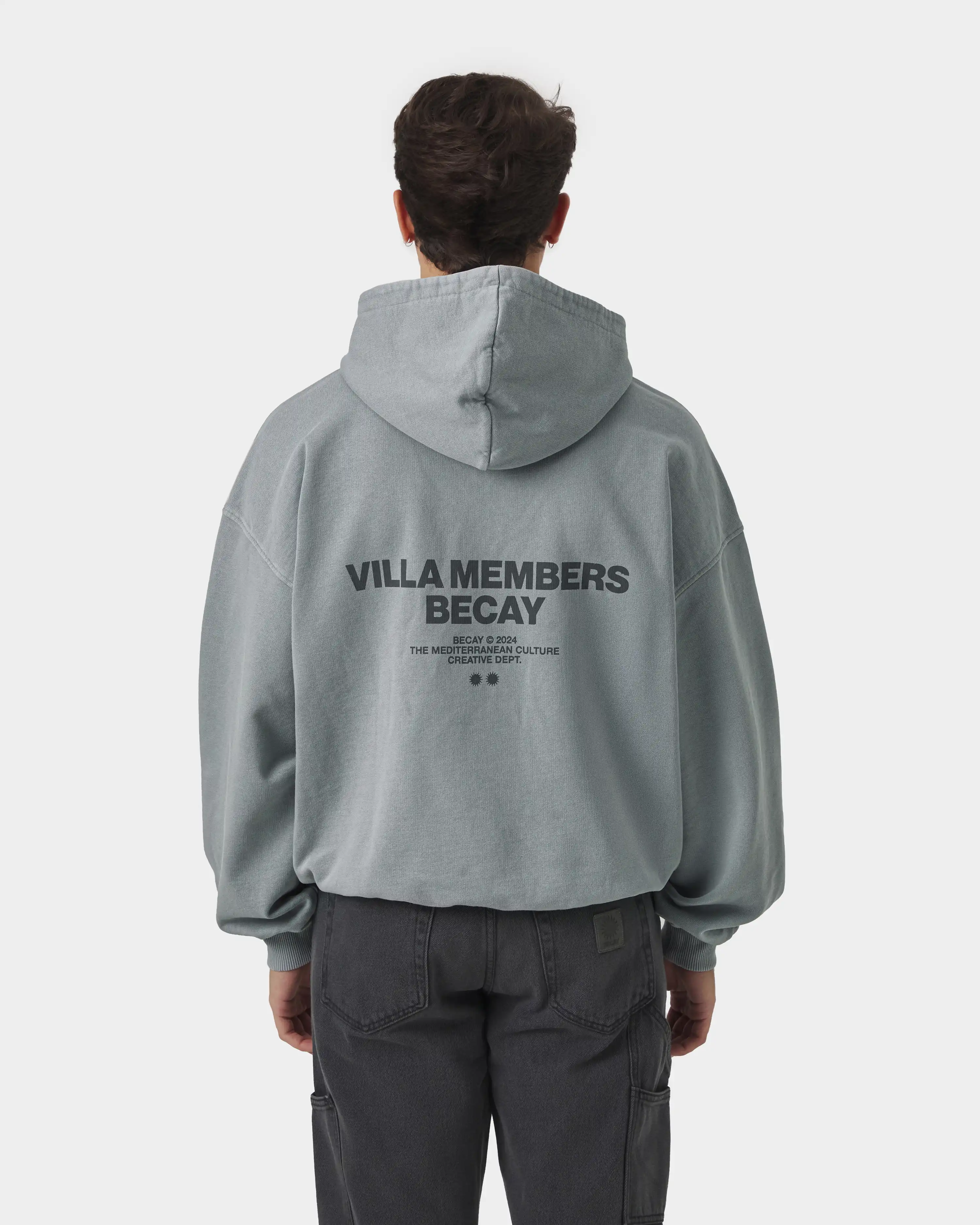 Members Hoodie Grey - Image 3