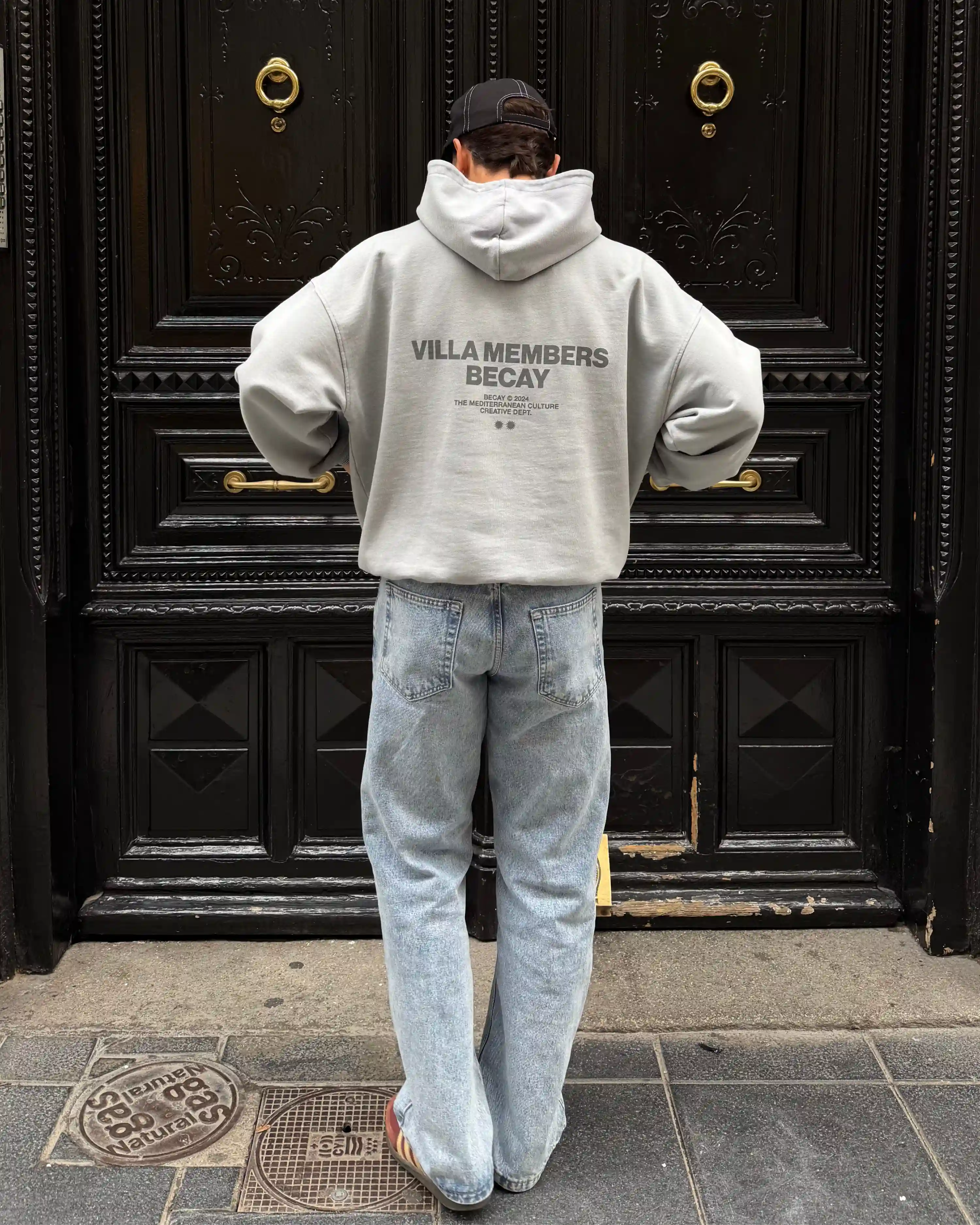 Members Hoodie Grey - Image 4