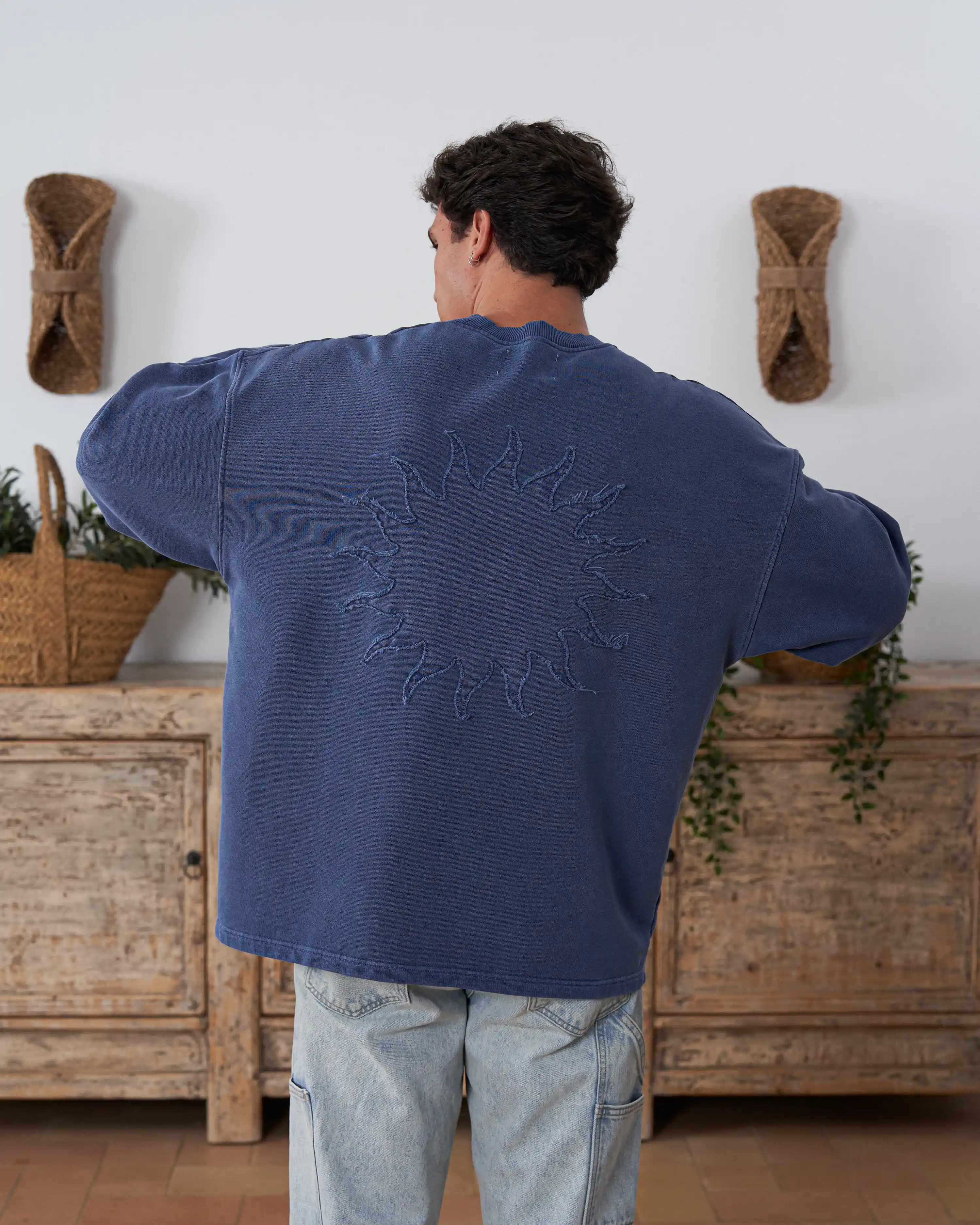 Sun Crewneck Blue - Image 5