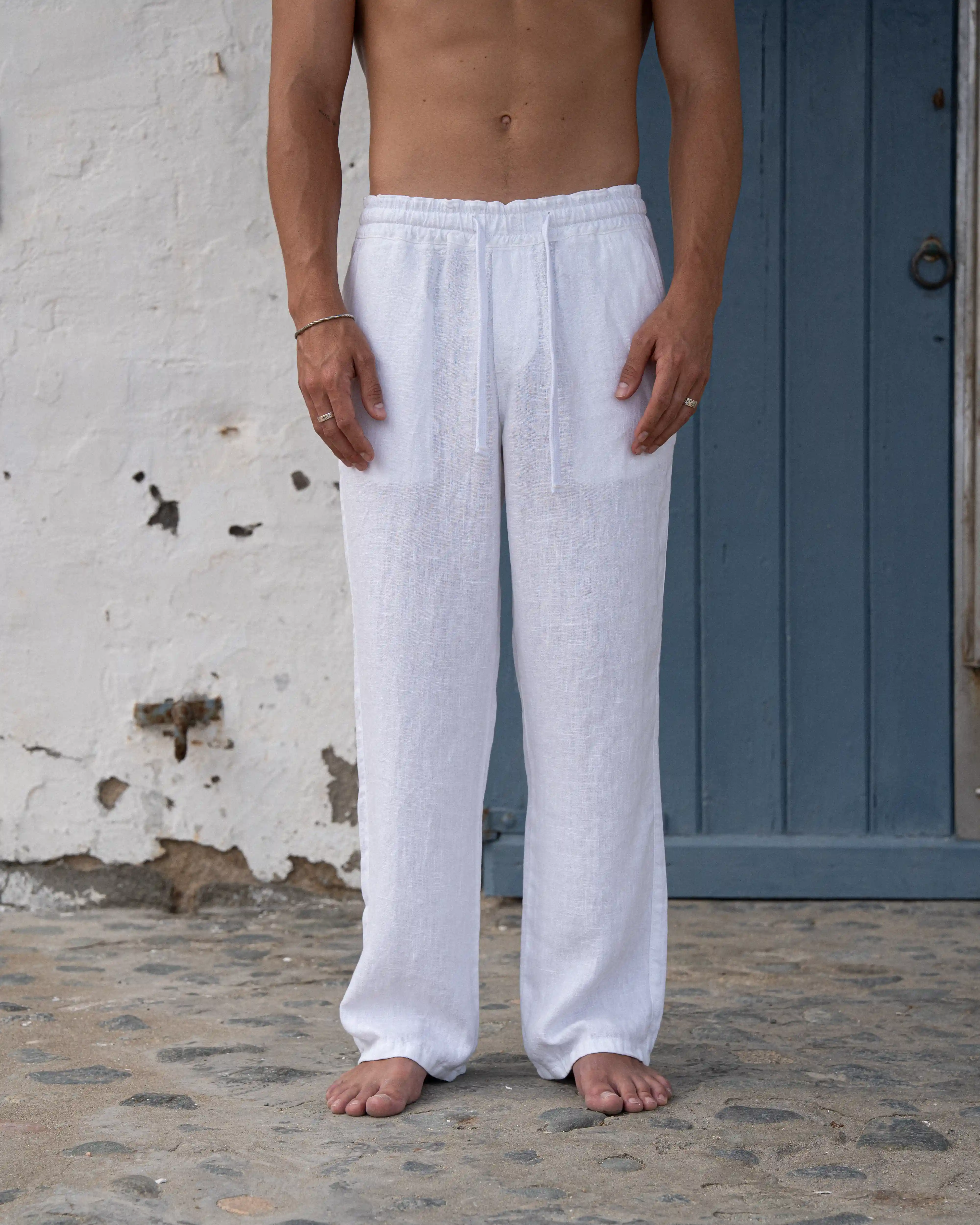 Bone Linen Pants - Image 5